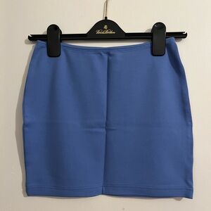 American Apparel Sky Blue Mini Skirt